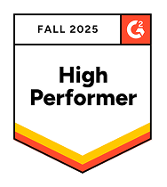 G2 High Performer, Fall 2025