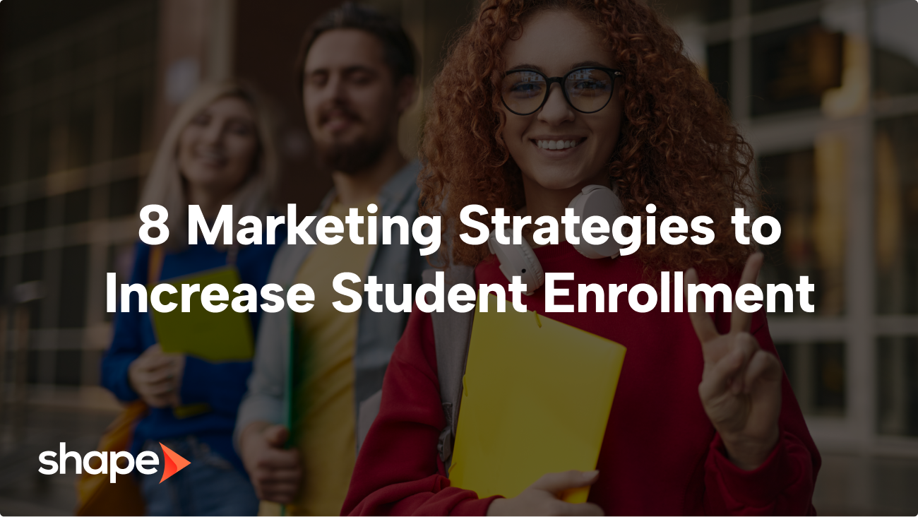 enrollment marketing - text