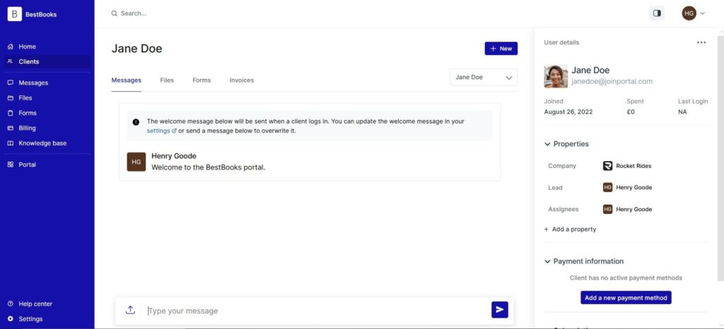 Copilot Client Dashbaord