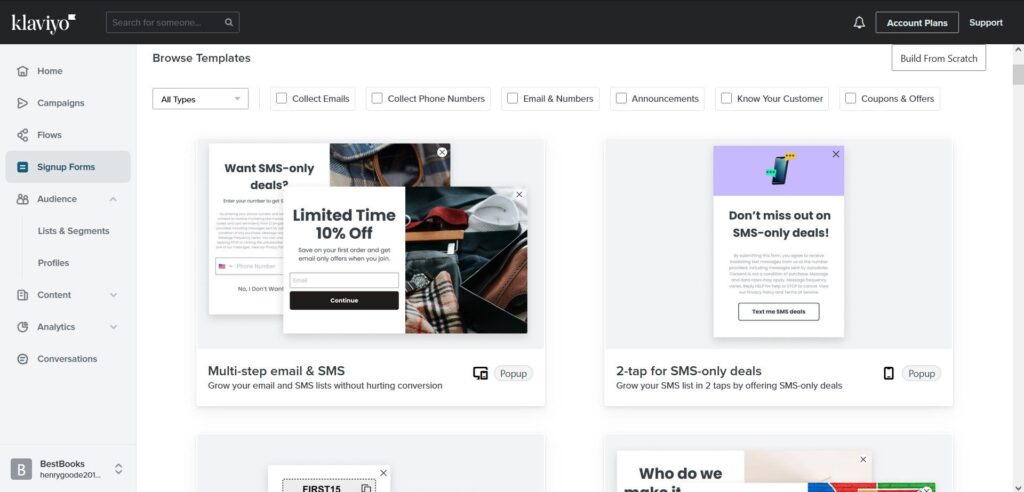 Kiaviyo Signup