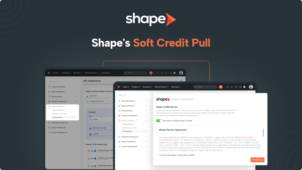 Connect with Shape's Soft Credit