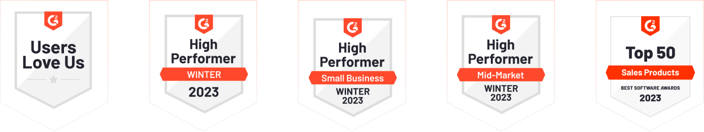 Shape Software Users Love Us, High Performer and Top 50 awards