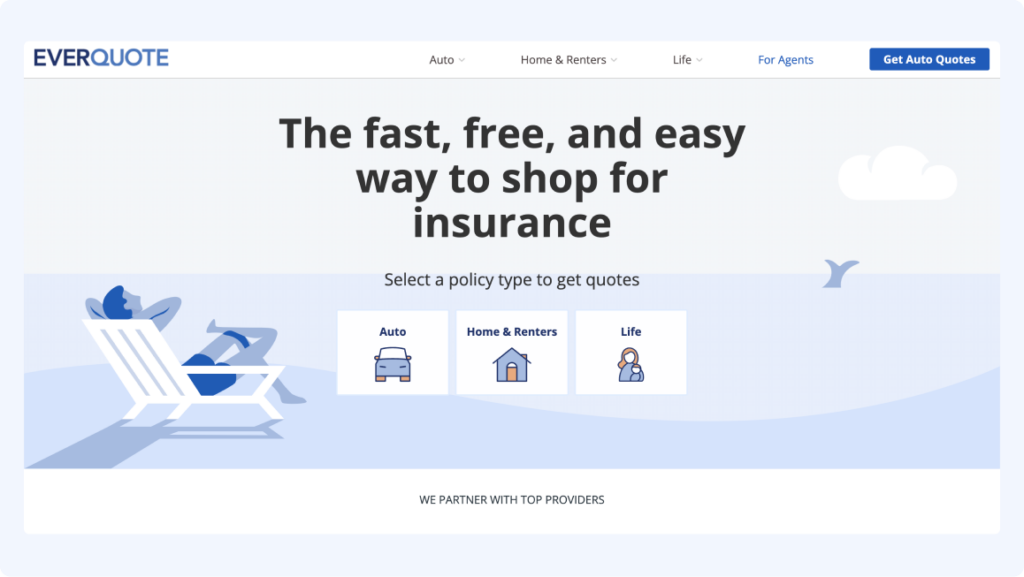 EverQuote is an online marketplace for insurance