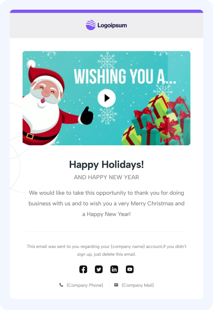 Shape Software CRM Holidays Template