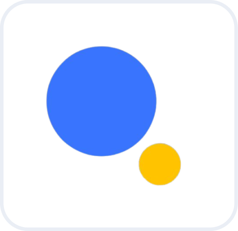 Blue and yellow circles.