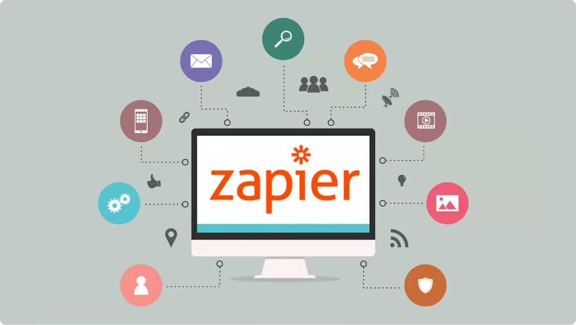 Zapier logo image for company.