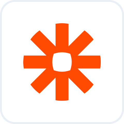 Zapier logo.